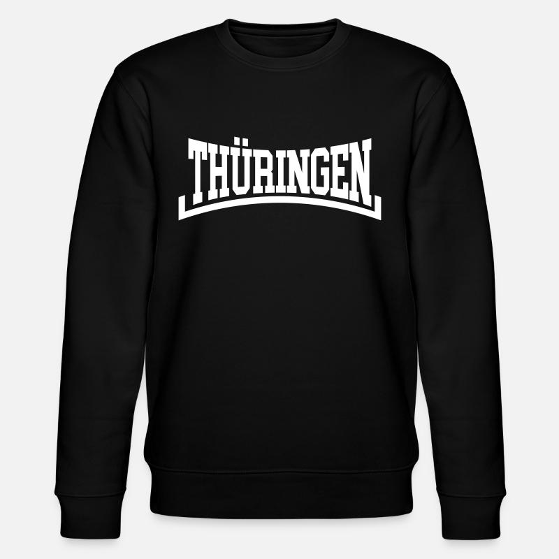 Thüringen - Stanley/Stella Unisex Bio-Sweatshirt CHANGER  - Schwarz