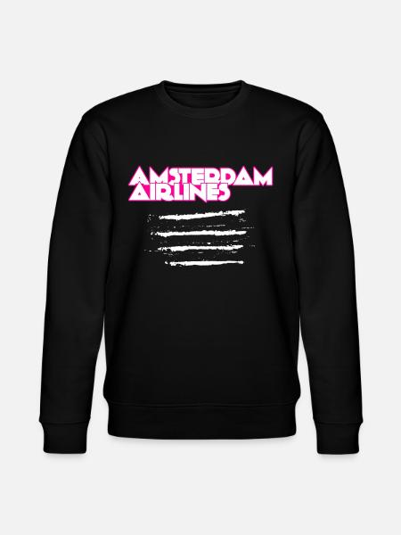 Amsterdam Airlines - Stanley/Stella Unisex Bio-Sweatshirt CHANGER  - Schwarz