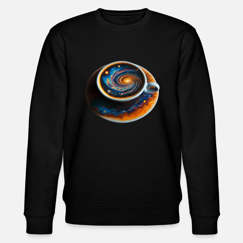 Space Coffee Galaxy Delicious - Sweat bio CHANGER Stanley/Stella Unisexe - noir