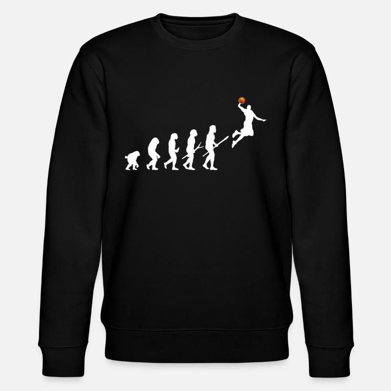 Basket Humour Evotlution Basketteur - Sweat bio CHANGER Stanley/Stella Unisexe - noir