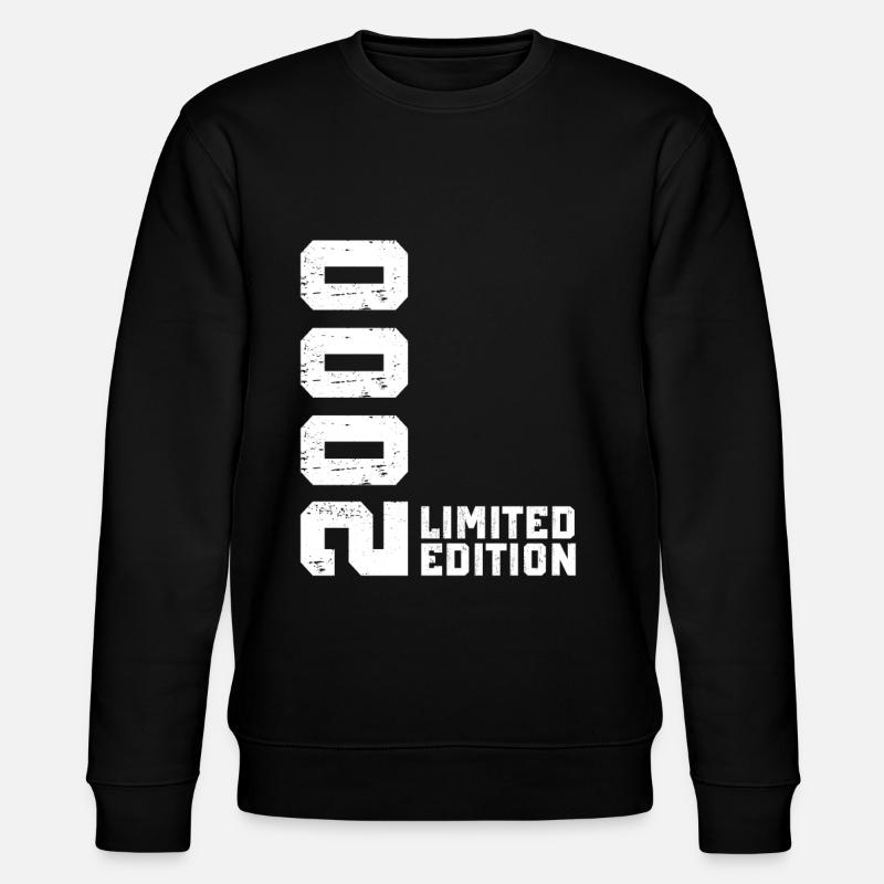 2000 Limited Edition - Stanley/Stella Unisex Bio-Sweatshirt CHANGER  - Schwarz
