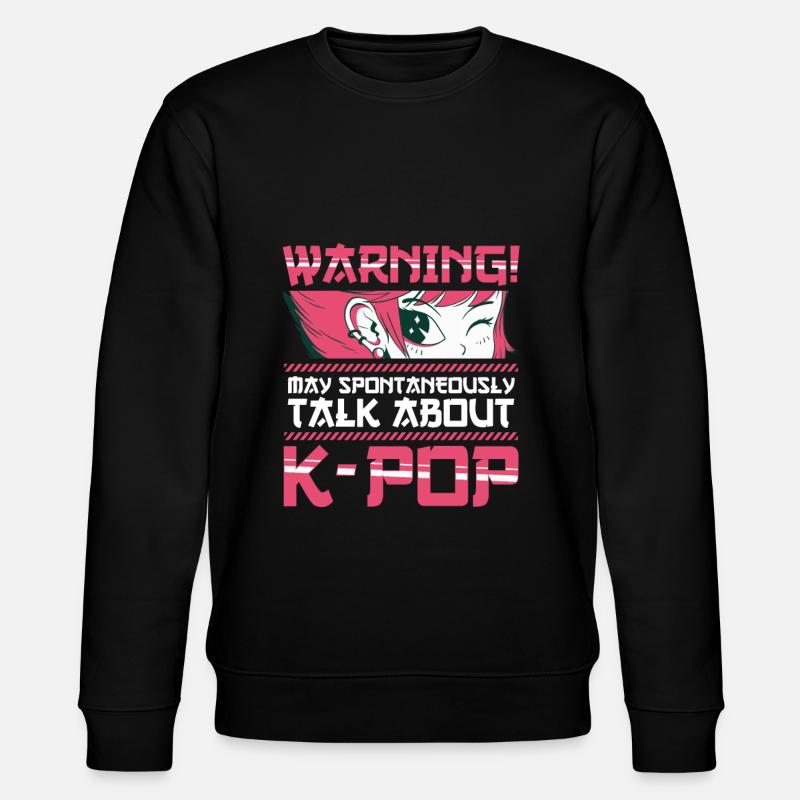 K-Pop - Stanley/Stella Unisex Bio-Sweatshirt CHANGER  - Schwarz