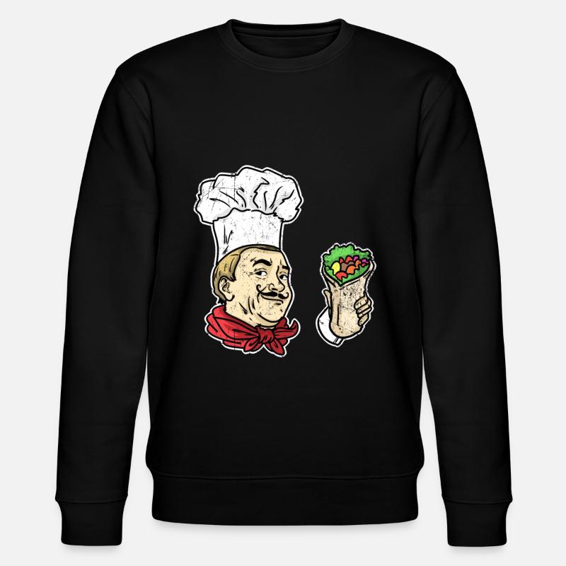 Döner Kebab Koch Geschenk - Stanley/Stella Unisex Bio-Sweatshirt CHANGER - Schwarz