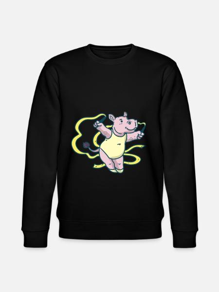 Hippopotamus Turner - Stanley/Stella CHANGER Unisex Organic Sweatshirt - black