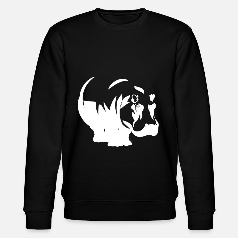 Nilpferd - Stanley/Stella Unisex Bio-Sweatshirt CHANGER - Schwarz