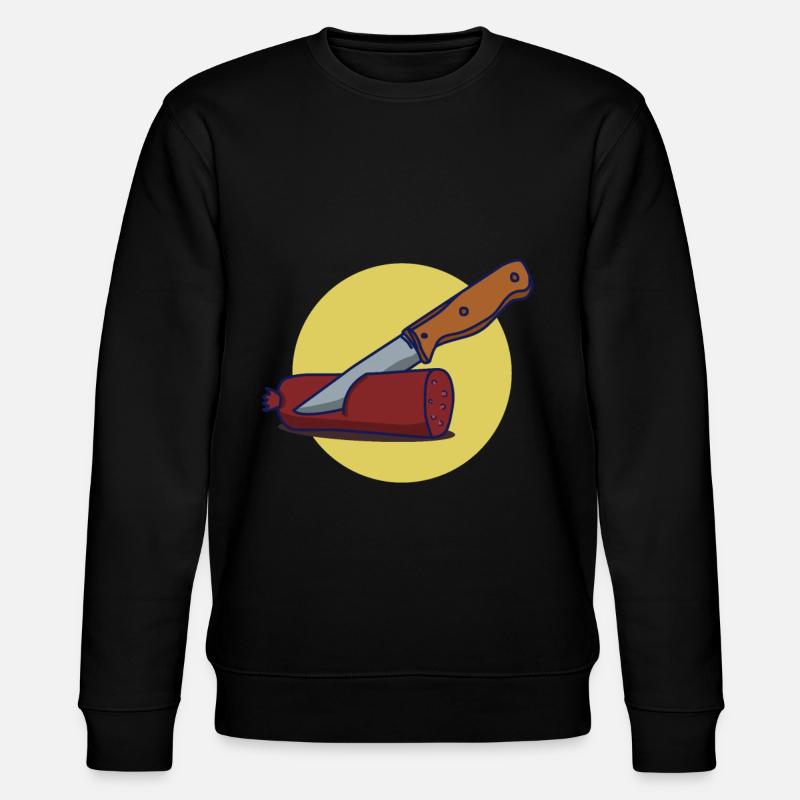 saucisse Bratwurst - Sweat bio CHANGER Stanley/Stella Unisexe - noir