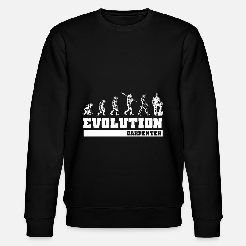 Carpenter Zimmermann Evolution - Stanley/Stella CHANGER Unisex Organic Sweatshirt - black