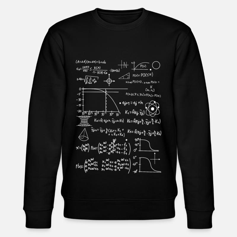 Formelsammlung Elektrotechnik Mathe - Stanley/Stella Unisex Bio-Sweatshirt CHANGER  - Schwarz