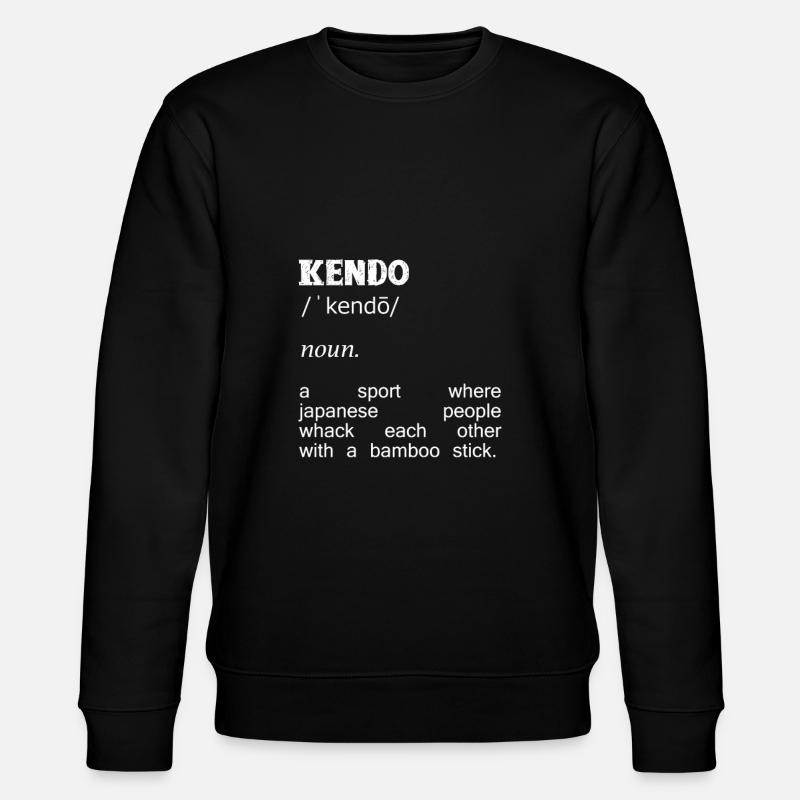 Kendo Japan - Stanley/Stella CHANGER Unisex Organic Sweatshirt - black