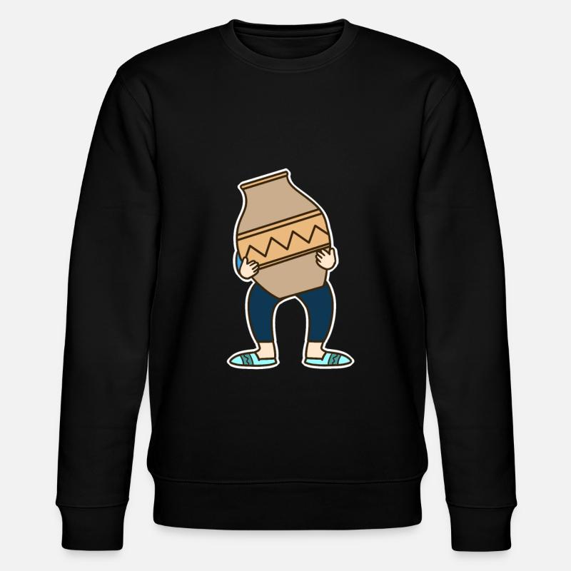 Pottery boy - Stanley/Stella CHANGER Unisex Organic Sweatshirt - black