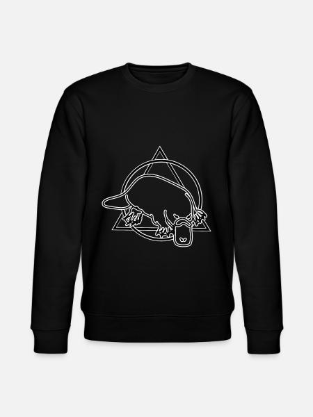 platypus - Stanley/Stella CHANGER Unisex Organic Sweatshirt - black
