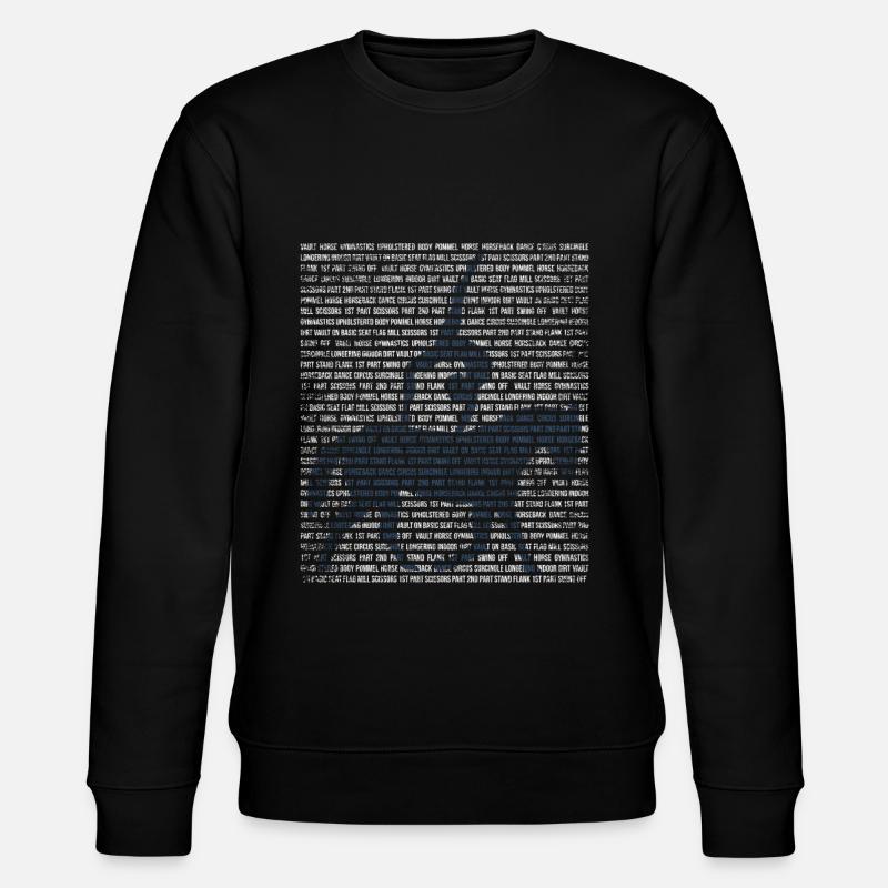 Vaulting equestrian gift - Stanley/Stella CHANGER Unisex Organic Sweatshirt - black