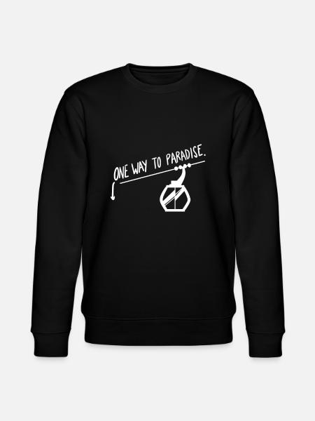 Snowboarding ski lift - Stanley/Stella CHANGER Unisex Organic Sweatshirt - black