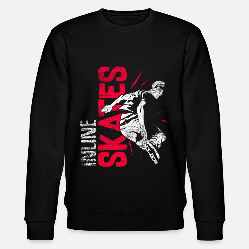 Inline skates roller skate - Stanley/Stella CHANGER Unisex Organic Sweatshirt - black