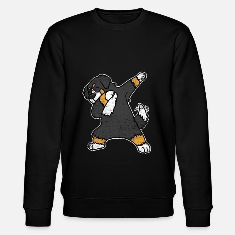 Bernese Mountain Dog dab - Stanley/Stella CHANGER Unisex Organic Sweatshirt - black