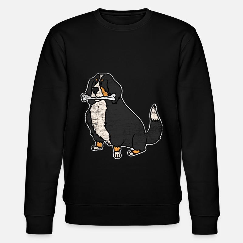 Berner Sennenhund - Stanley/Stella Unisex Bio-Sweatshirt CHANGER  - Schwarz