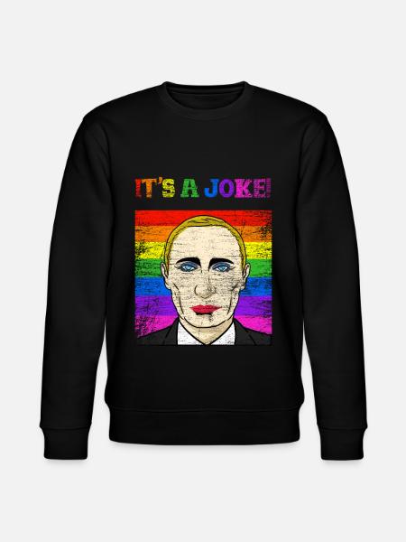 Putin joke politician gift - Stanley/Stella CHANGER Unisex Organic Sweatshirt - black