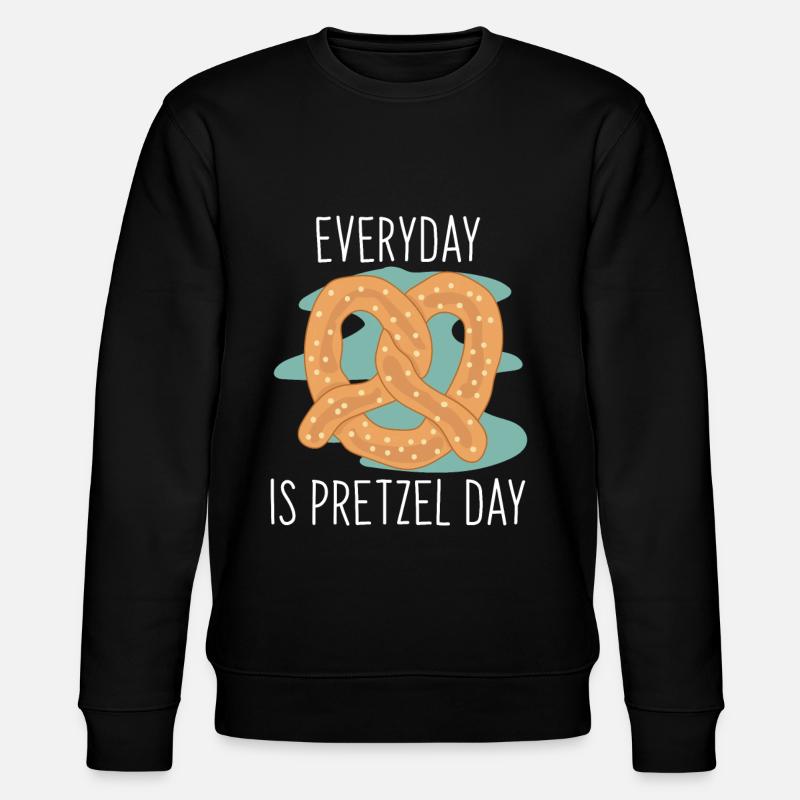 Bretzel chocolat cadeau - Sweat bio CHANGER Stanley/Stella Unisexe - noir