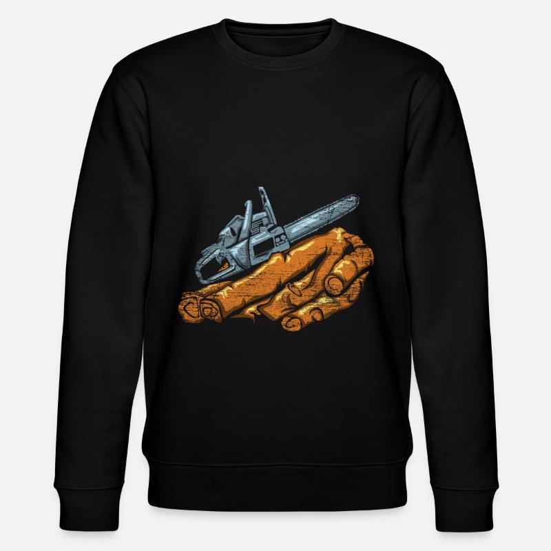 forestry - Stanley/Stella CHANGER Unisex Organic Sweatshirt - black