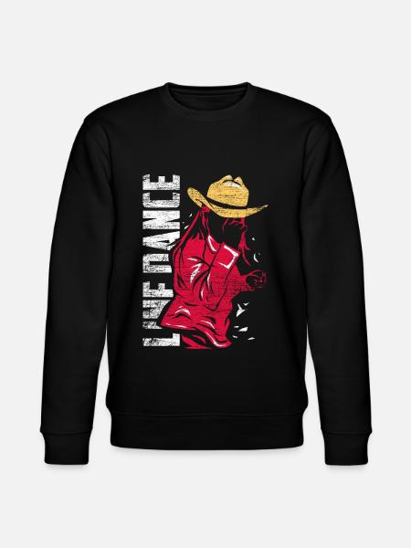 Line dancing music - Stanley/Stella CHANGER Unisex Organic Sweatshirt - black