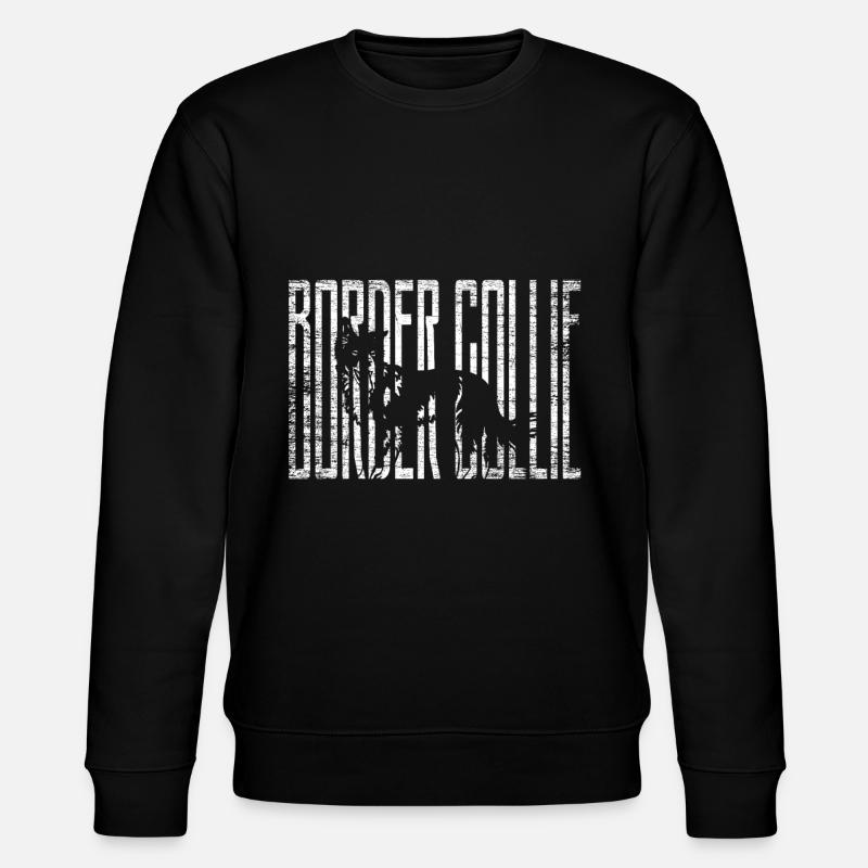 Border collie - Sweat bio CHANGER Stanley/Stella Unisexe - noir