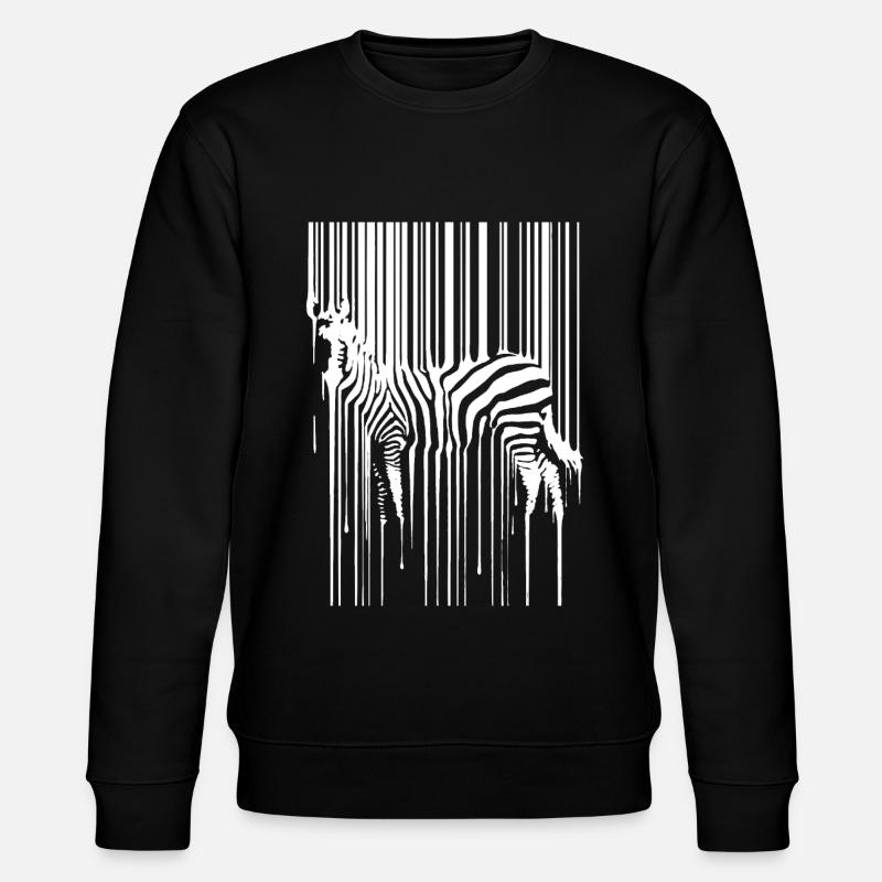 zèbre - Sweat bio CHANGER Stanley/Stella Unisexe - noir
