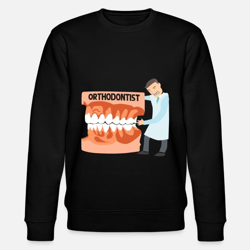 Kieferorthopäde - Stanley/Stella Unisex Bio-Sweatshirt CHANGER  - Schwarz