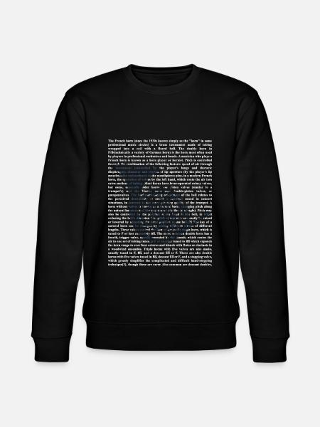 Waldhorn Hornist - Stanley/Stella Unisex Bio-Sweatshirt CHANGER - Schwarz