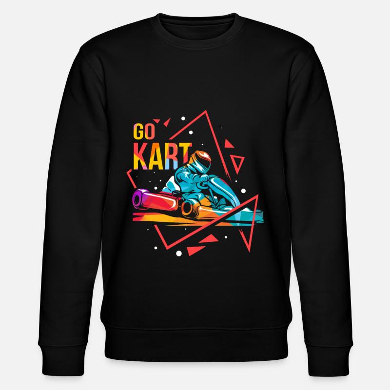 Polygone de GoKart - Sweat bio CHANGER Stanley/Stella Unisexe - noir