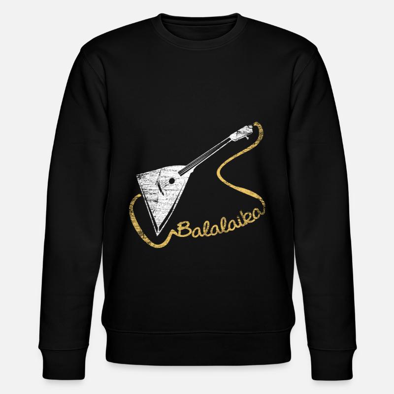 Balalaika Geschenk - Stanley/Stella Unisex Bio-Sweatshirt CHANGER  - Schwarz