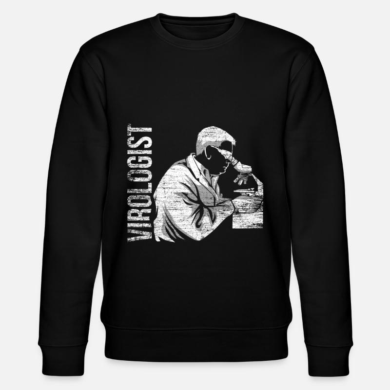 Virologe Virologie Geschenk - Stanley/Stella Unisex Bio-Sweatshirt CHANGER  - Schwarz