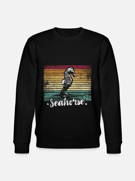 Seepferdchen - Stanley/Stella Unisex Bio-Sweatshirt CHANGER - Schwarz