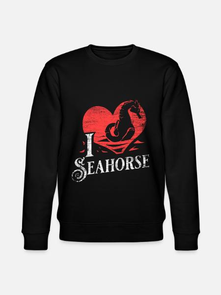 Seahorse gift - Stanley/Stella CHANGER Unisex Organic Sweatshirt - black