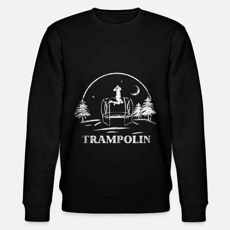 Trampolin Geschenk - Stanley/Stella Unisex Bio-Sweatshirt CHANGER  - Schwarz