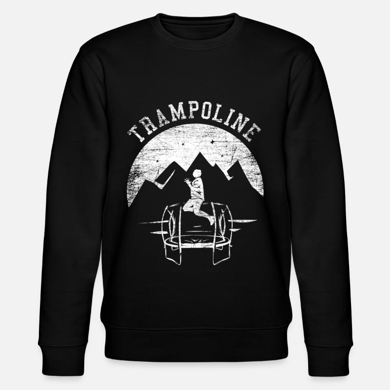 Trampolin Geschenk - Stanley/Stella Unisex Bio-Sweatshirt CHANGER  - Schwarz