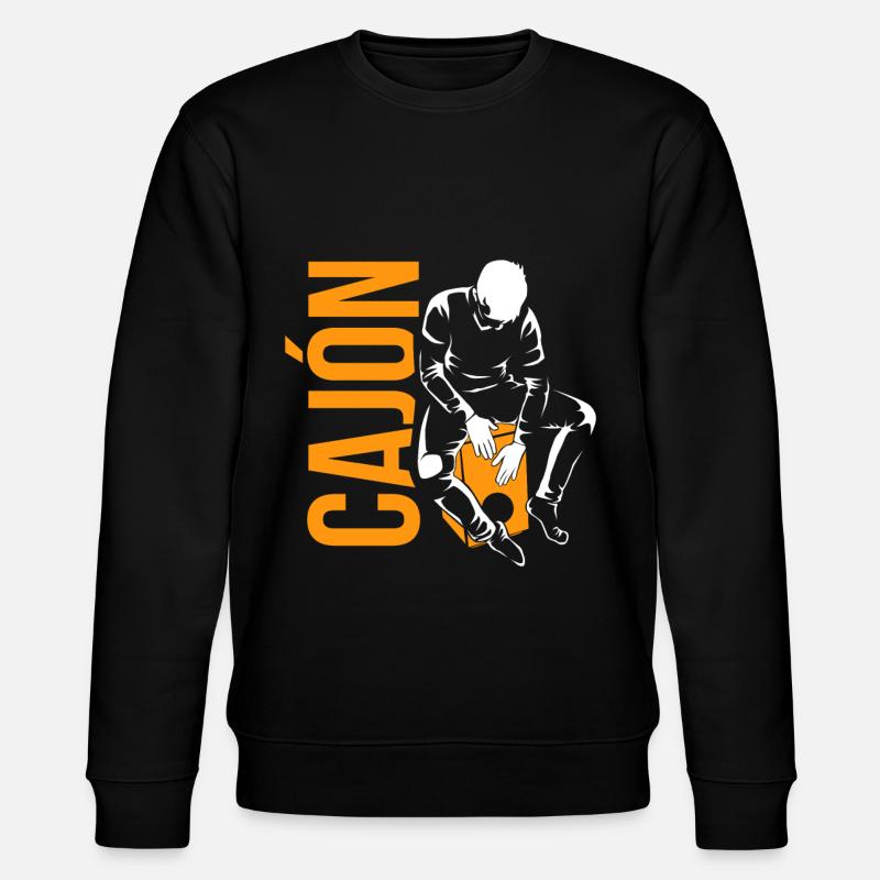 cajón - Stanley/Stella CHANGER Unisex Organic Sweatshirt - black