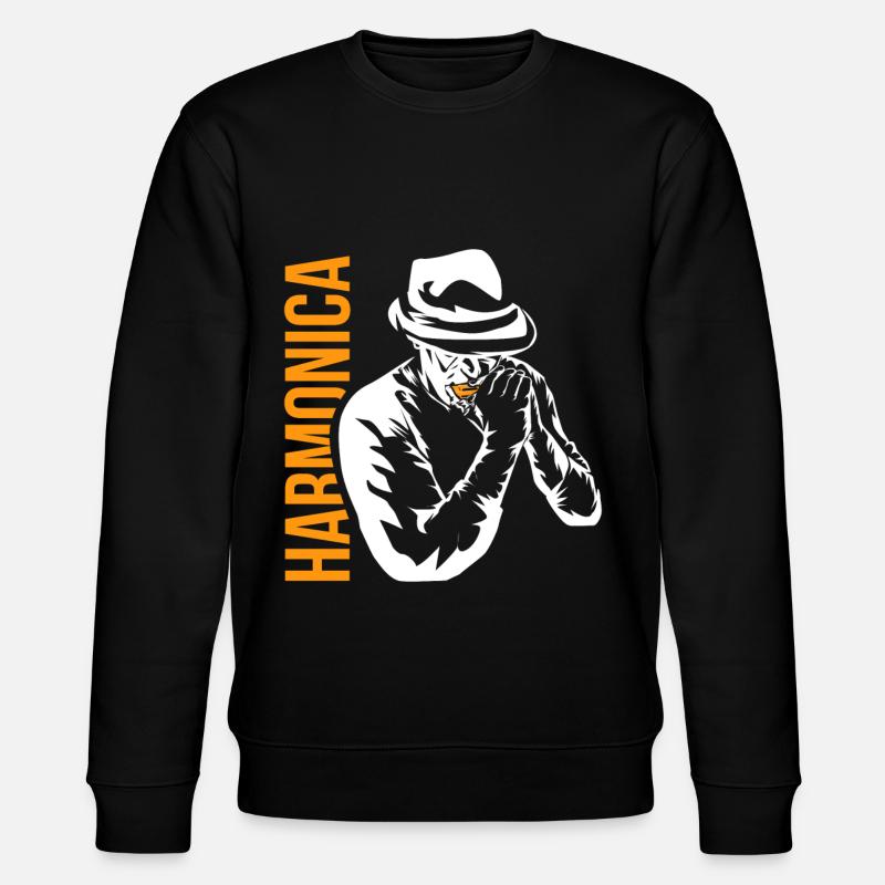 harmonica - Sweat bio CHANGER Stanley/Stella Unisexe - noir