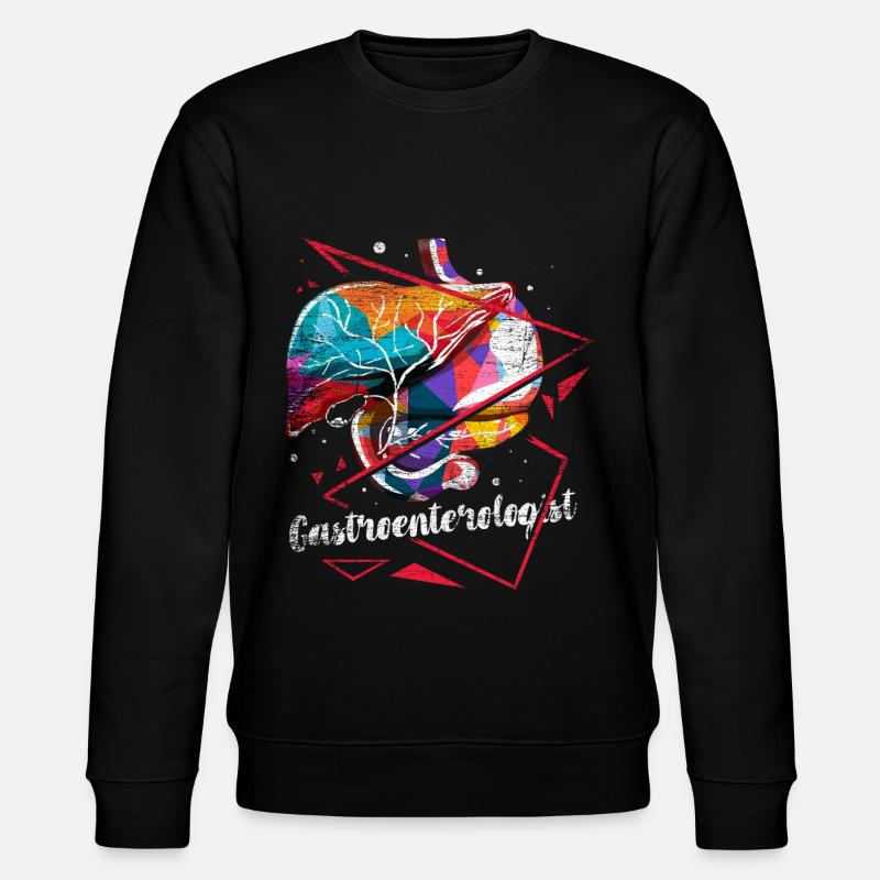 Gastroenterologe Polygon - Stanley/Stella Unisex Bio-Sweatshirt CHANGER  - Schwarz