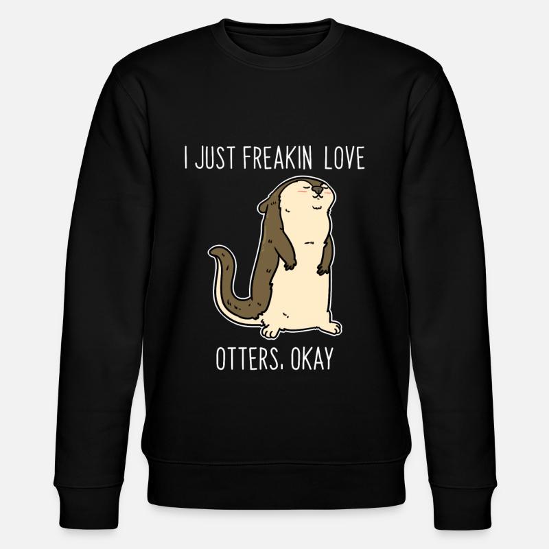 Otter - Stanley/Stella Unisex Bio-Sweatshirt CHANGER  - Schwarz