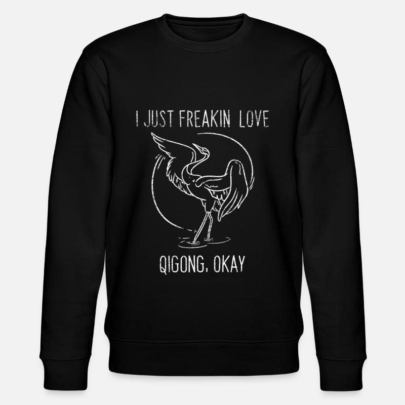 Qigong - Stanley/Stella Unisex Bio-Sweatshirt CHANGER  - Schwarz