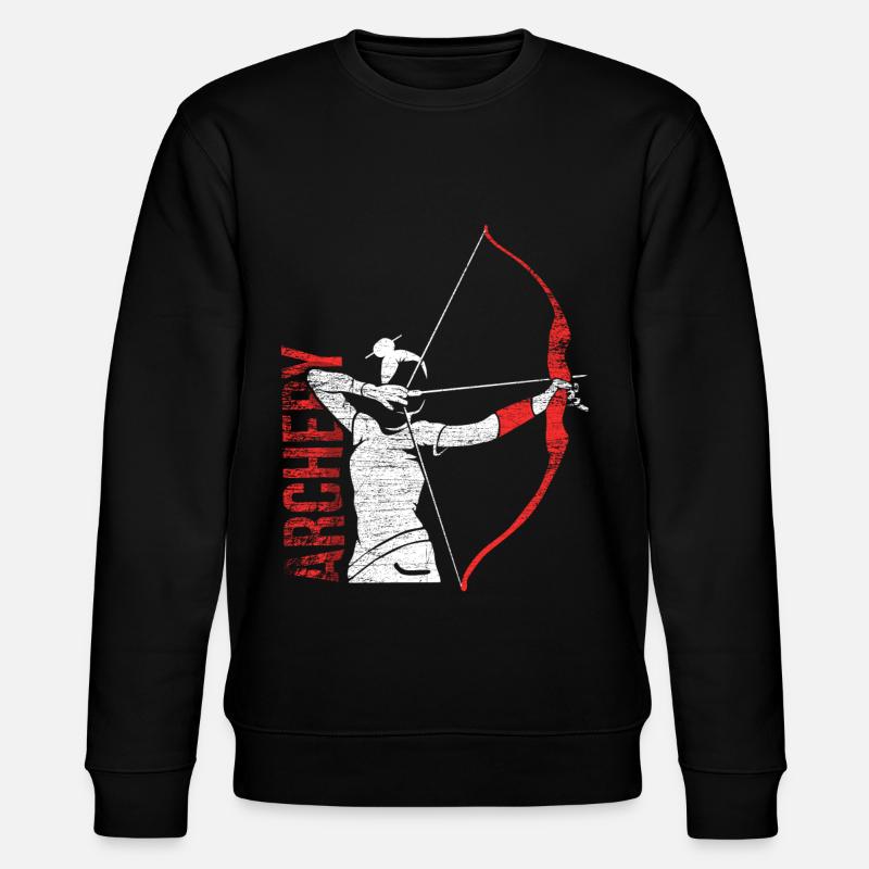 tir à l'arc - Sweat bio CHANGER Stanley/Stella Unisexe - noir