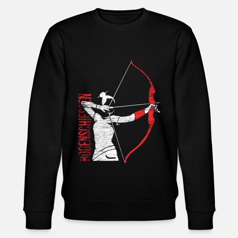tir à l'arc - Sweat bio CHANGER Stanley/Stella Unisexe - noir