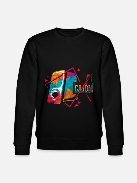 cajón - Stanley/Stella CHANGER Unisex Organic Sweatshirt - black