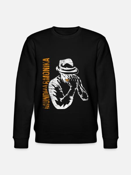 harmonica - Stanley/Stella CHANGER Unisex Organic Sweatshirt - black