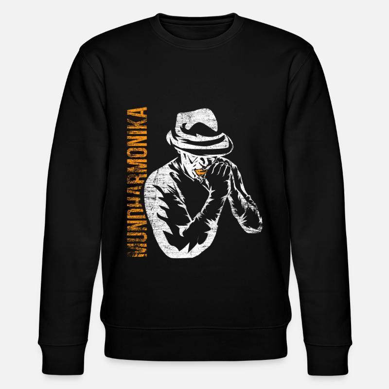 harmonica - Sweat bio CHANGER Stanley/Stella Unisexe - noir