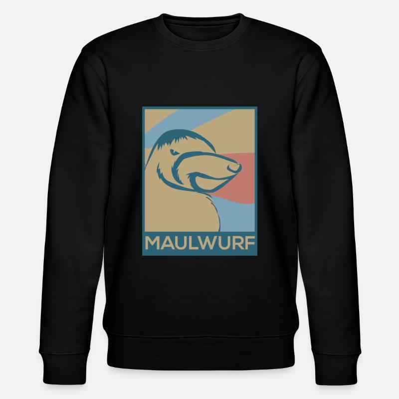 mole - Stanley/Stella CHANGER Unisex Organic Sweatshirt - black