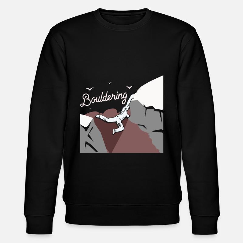 bouldering - Sweat bio CHANGER Stanley/Stella Unisexe - noir