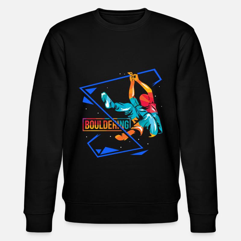 bouldering - Sweat bio CHANGER Stanley/Stella Unisexe - noir