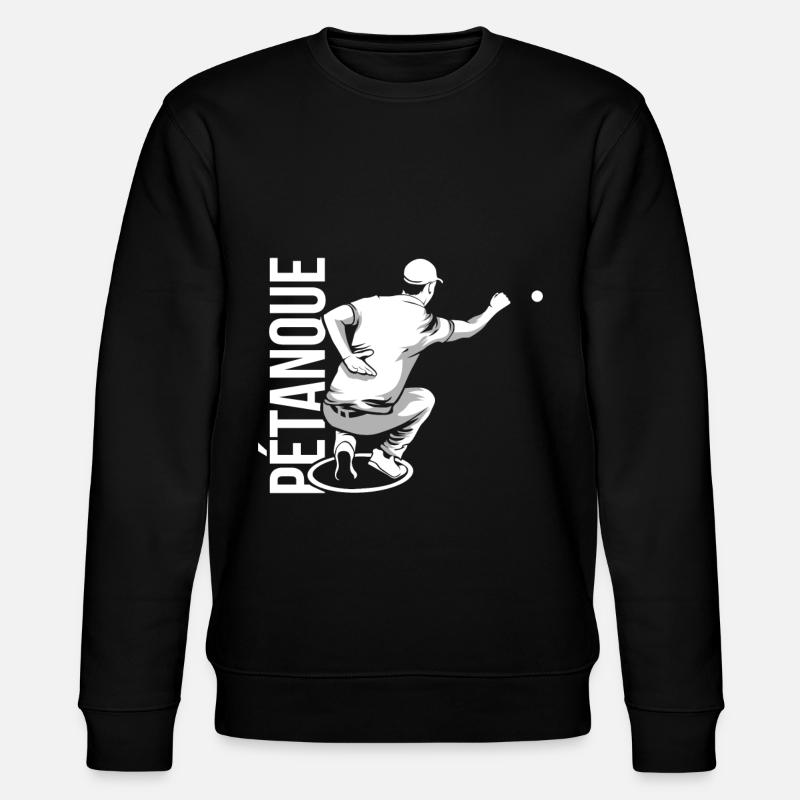 Pétanque - Stanley/Stella Unisex Bio-Sweatshirt CHANGER  - Schwarz