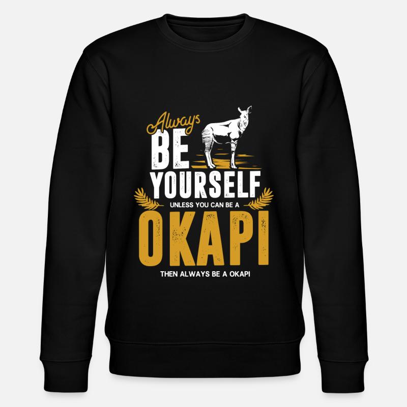 okapi - Sweat bio CHANGER Stanley/Stella Unisexe - noir